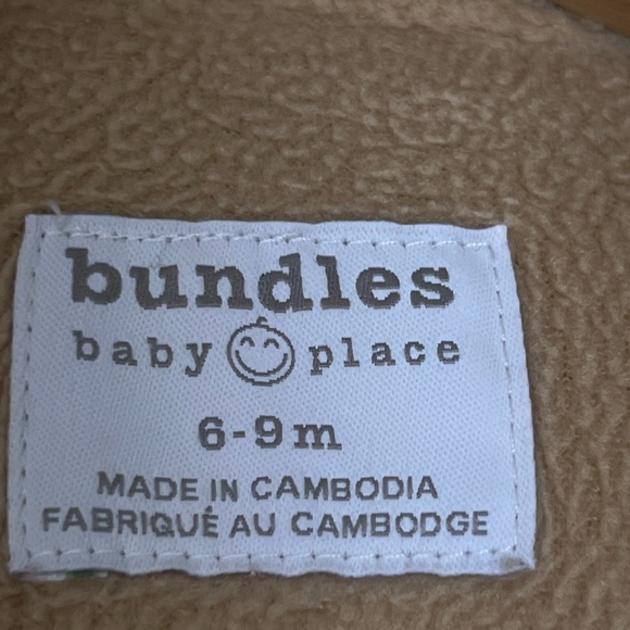 BUNDLES Baby Place Winter Jacket 6-9 mo. Brown Bear Faux Fur‎ Hoodie Cozy Winter - Picture 15 of 17